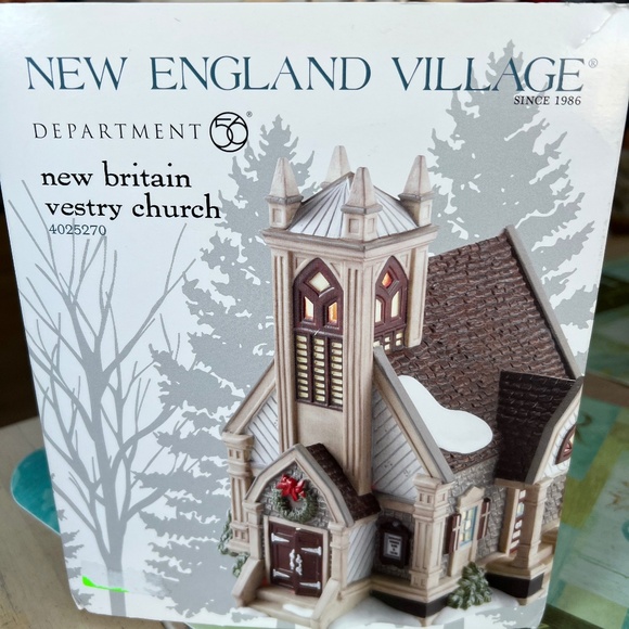 Department 56 Vestry church with box all original - Picture 1 of 4